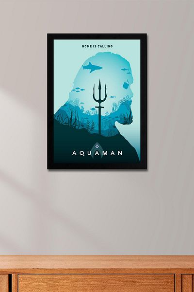 Saturn Pictură înrămată Aquaman - Pictură poster Marvel