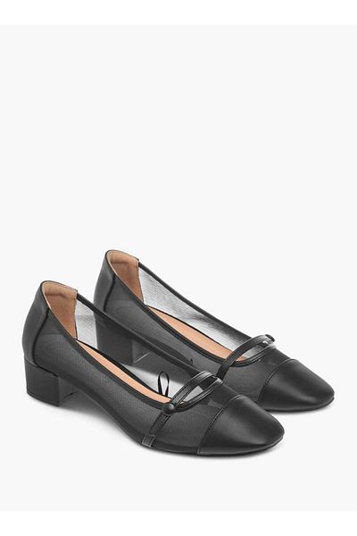Celeste Women's Textured Slip-On Pumps with Block Heels