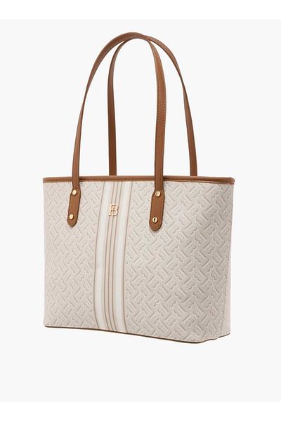 Flora Bella by Shoexpress حقيبة توت بطبعة فلورا بيلا مونوغرام مع محفظة بسحاب
