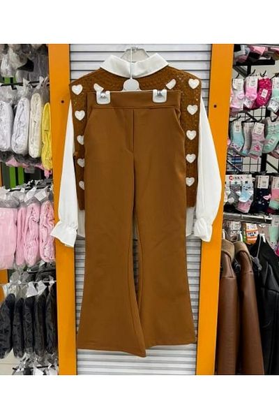 Yonca Çocuk SONÖZ Kids 0167 Комплект от 3 плетива за момичета с форма на сърце