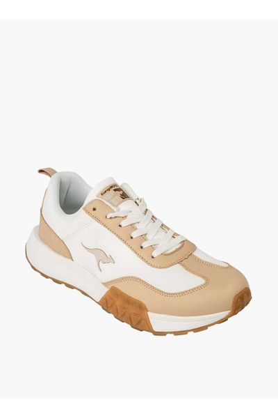 Kangaroos Women's Logo Detail Walking Shoes with Lace-Up Closure