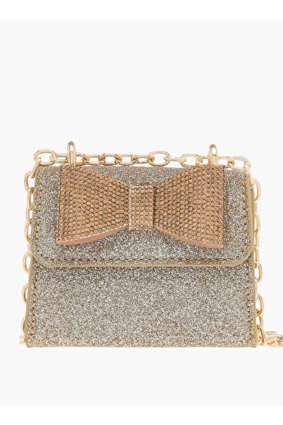 Flora Bella by Shoexpress حقيبة كروس بودي فلورا بيلا مزينة بفيونكة وحزام سلسل...