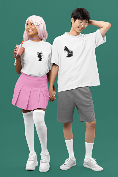 POPULUS Donald Duck ve Daisy Duck Sevgili/Çift/Arkadaşlık 2'li Tişört Seti