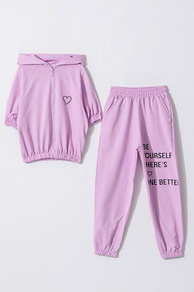 HAUSEkids 6-13 Years Yourself Girl's Set - Lilac