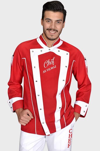 Üniformanya Chef Dress - Name Gift, Chef Jacket & Clothes, Chef Cook Jersey