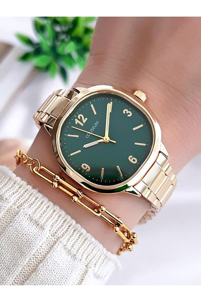 Coliseum Special Design Vintage Series Women's Wrist Watch+ Bracelet Gift Cl8365.Bm2