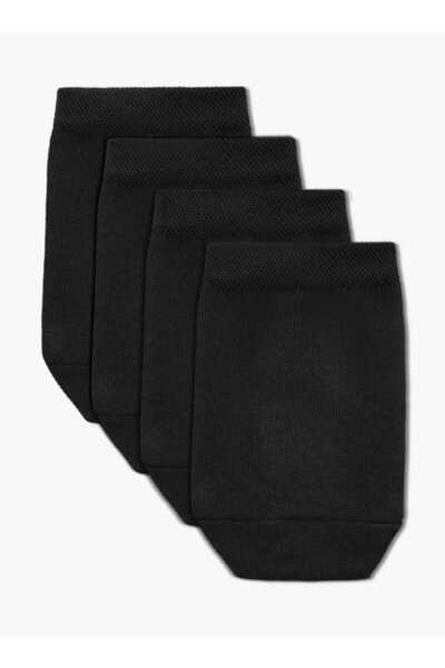 Celeste Celeste Floral Textured No Show Socks - Set of 3