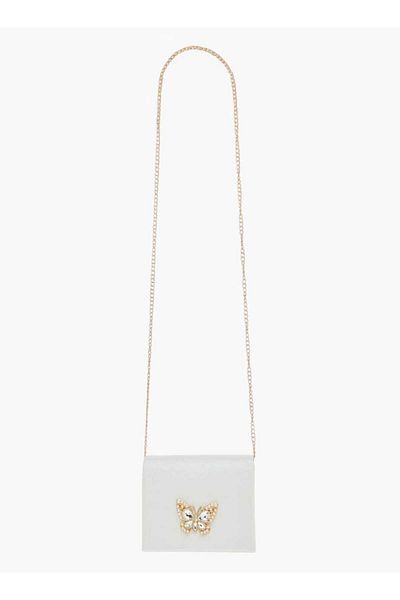 Flora Bella by Shoexpress Flora Bella 3-Piece Glitter Embellished Sling Bag and Hairclip Set
