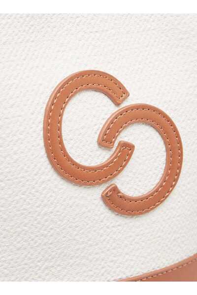 Celeste Monogram Applique Crossbody Bag with Adjustable Strap - W 8 x H 19 x D 22 cm