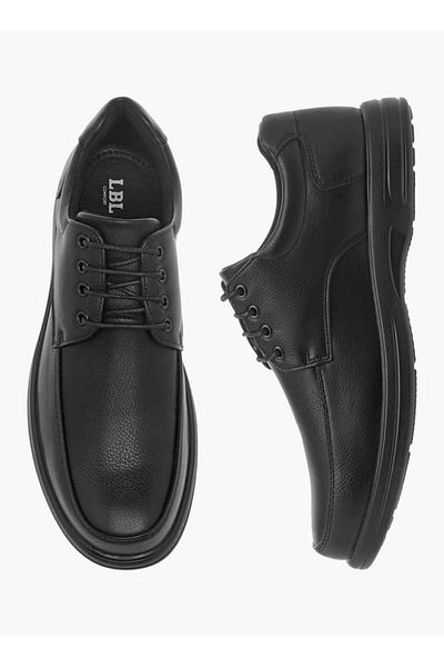 LBL by Shoexpress Panelled Shoes with Lace-Up Closure