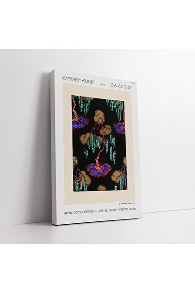 KOSS Dijital E.A. de la pictori Seria Seguy Samarkande, pictură artistică pe pânză în stil oriental, model de copac Pochoir