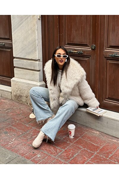 Crystal Life Soft Touch Oversize Premium Fur Plush Coat