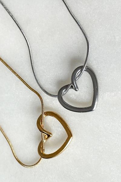 LAİKA Non-Tarnish 100% Steel Boxed - Knot Heart Necklace 45-60 cm