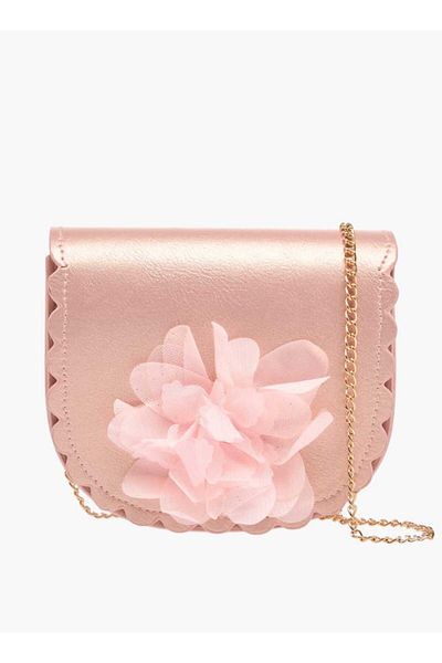 Flora Bella by Shoexpress Flora Bella Applique Detail Sling Bag with Magnetic Closure