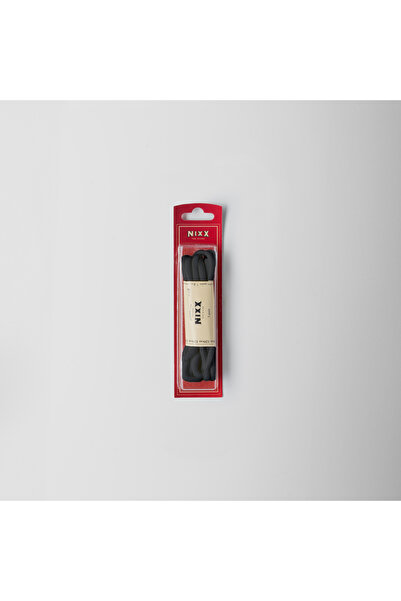 Nixx NX303 - أربطة حذاء رياضية موز 120 سم - أسود - زوج واحد