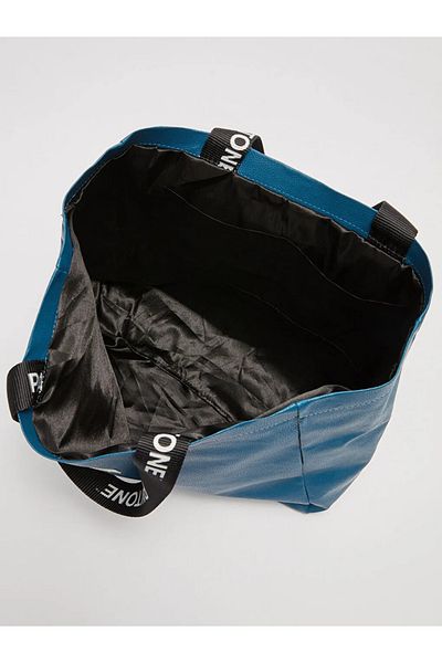 LC Waikiki ACCESORII LCW Geantă tote pentru femei cu aspect de piele ulei imprimat cu etichetă