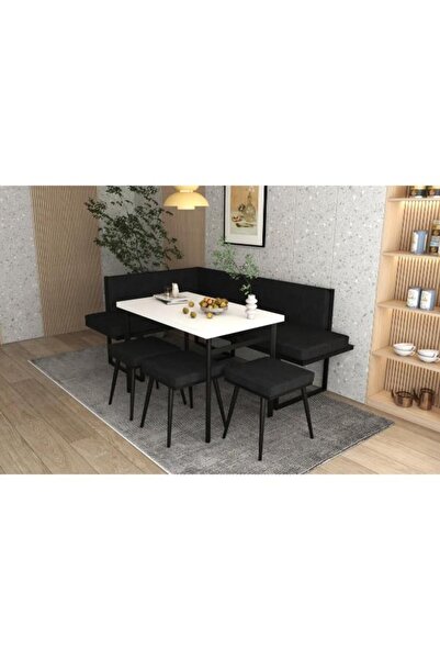 Home MUTFAK BALKON BAHÇE KÖŞE KOLTUK TAKIMI SİYAH BEYAZ