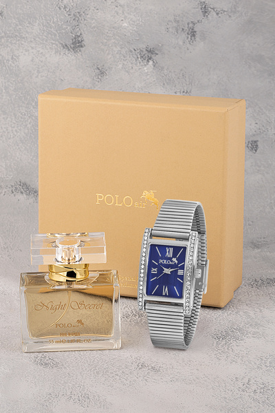 Polo Air Vintage Kadın Kol Saati Ve 55 ml Parfüm Seti Hediyelik Kutsunda Komb...