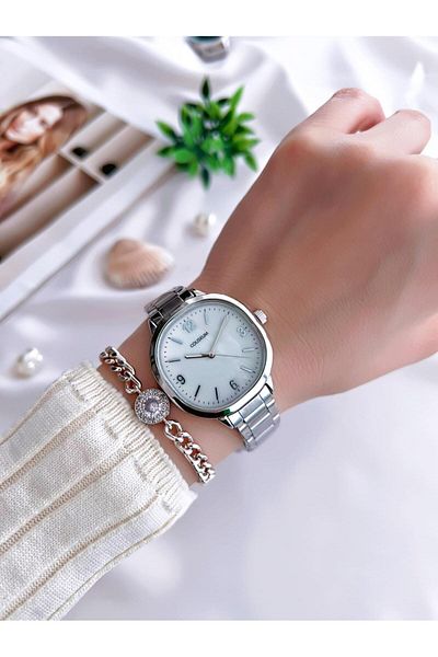 Coliseum Vintage Series Women's Wristwatch and Bracelet Set - Custom Design Cl8365.Bm6