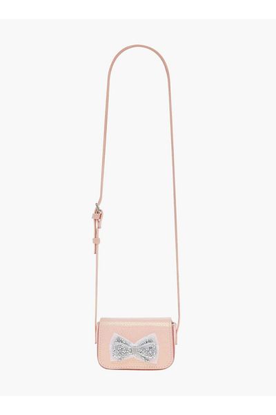 Flora Bella by Shoexpress Flora Bella Embellished Crossbody Bag with Adjustable Strap and Magnetic Closure