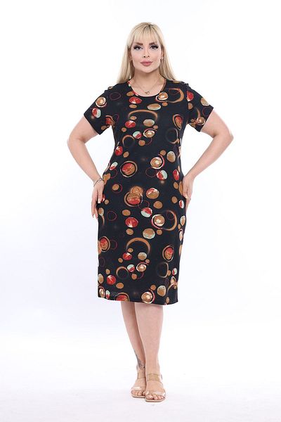 modayız Summer Plus Size Dress with Pockets 23e-2315