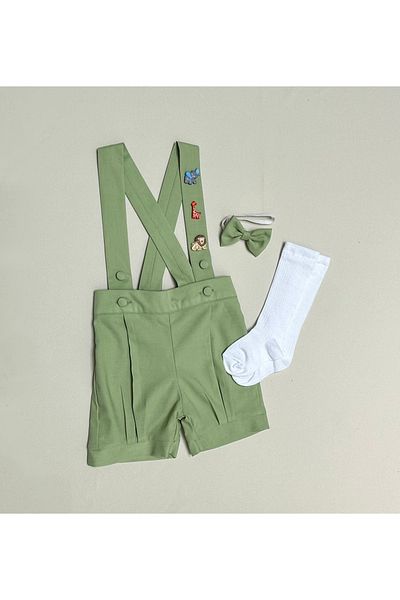 annerüyası Safari Concept Shorts Salopette Flatwear Socks