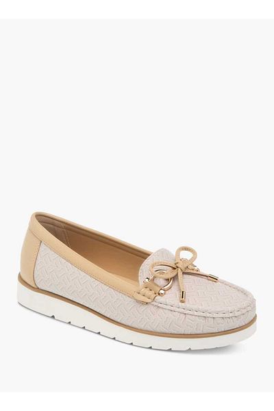 Flora Bella by Shoexpress Flora Bella Women's Bow Accent Slip-On Loafers