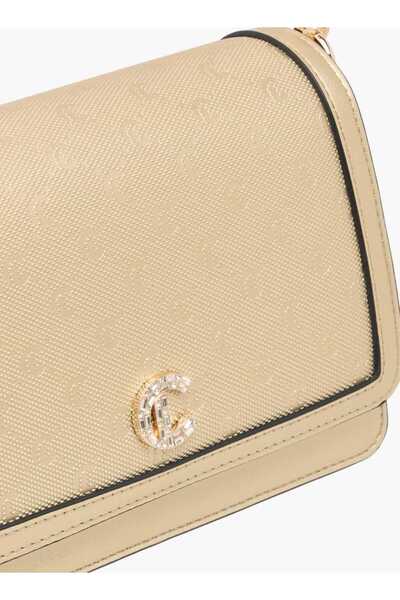Le Confort Monogram Embossed Crossbody Bag with Button Closure - W 9 x H 14 x D 20 cm