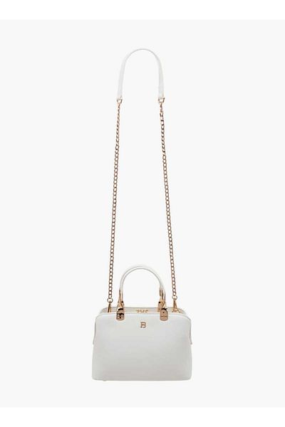 Flora Bella by Shoexpress Flora Bella Solid Tote Bag with Double Handle and Chain Strap