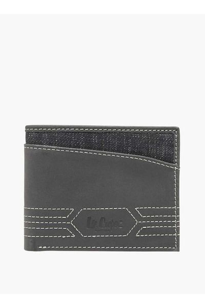 Lee Cooper Lee Cooper Textured Bifold Wallet with Flap Closure