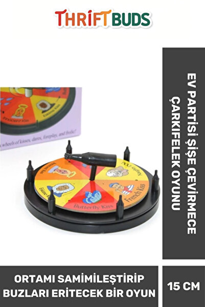 Thriftbuds Özel Üretim Ev Parti Öpüşme 1.Derece Şişe Çevirmece Sert Plastikte...