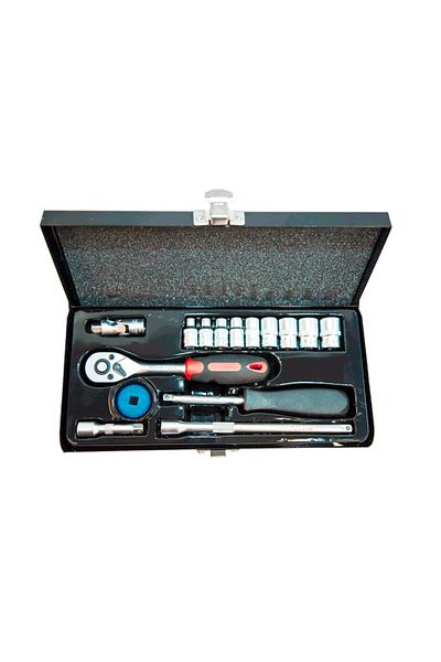 NTTolls Nt Tools Ncset114 - 16 Pieces 1/4" Cr-V Socket under Corner Set
