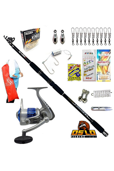 Kendo Okuma Sea Power 5000 Oslo Black Fight 360cm 100-200gr Profesyonel Surf ...