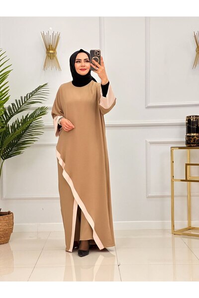 Enans Design Διπλό Σετ Τζιλάτι με Παντελόνι Τουνίκ Σταυροκομμένο Feryal