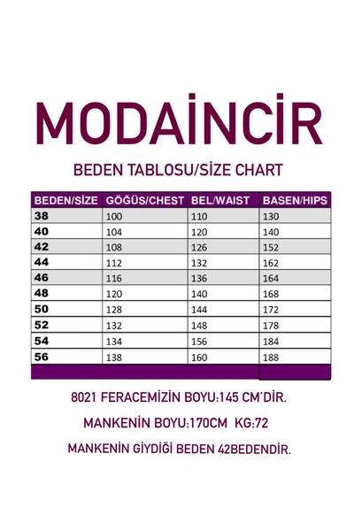 Moda İncir Mevlana Spor Ferace