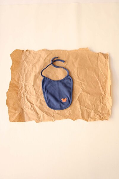 OhlalaKoala Yengeç Nakışlı Biyeli Bebek Önlüğü 0-3 Ay