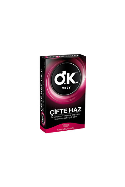 Okey Prezervatif Çifte Haz 10'lu
