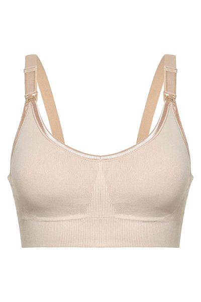 Blooming Blossom - Wire Free Nursing Bra - Beige_S