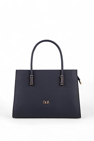Bilik Deri Navy Blue Women's Handbag Ri̇v 138