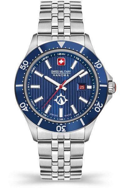 Swiss Military Smwgh2100602 Navy Blue Clock