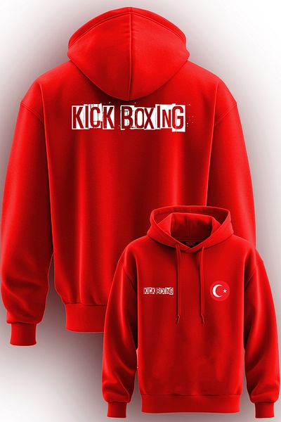 TOP GLORY Суитшърт с качулка и шарка за кикбокс - 3 въжета Sardon KICKB21001