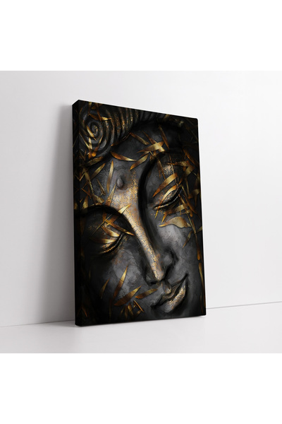 KOSS Dijital Statuie a lui Buddha cu ochii închiși, meditație, liniște, budis...