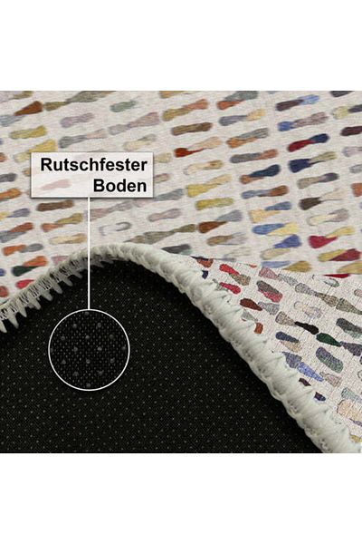 Bamyum Zola Bedruckter Teppich Chenille-Druck Maschinell Hergestellt Teppich