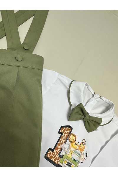 annerüyası Safari Printed Salopette Suit