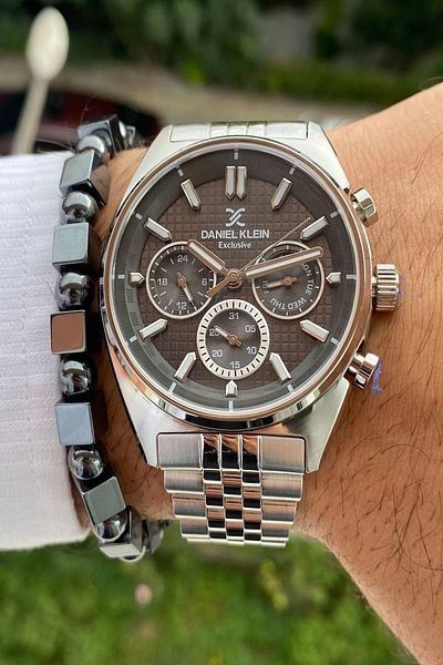 Daniel Klein Men's Wristwatch - Steel Cord