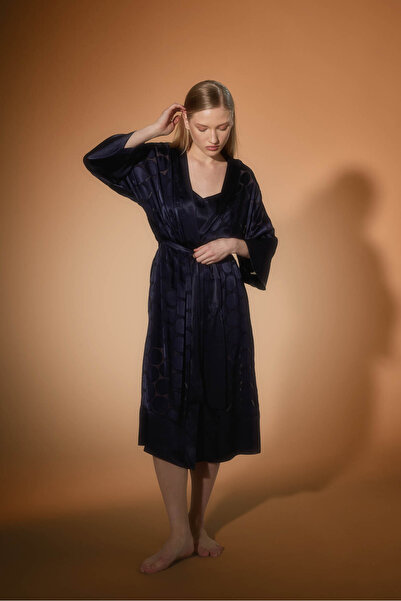 Hays Kadın Vegan Dokuma Transparan Kimono