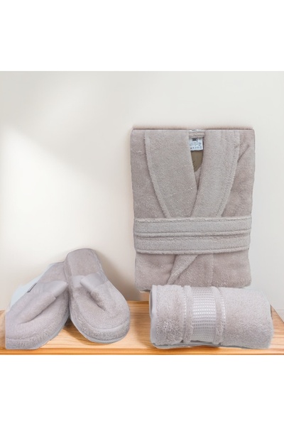 Özdilek طقم رداء حمام للجنسين 3 قطع