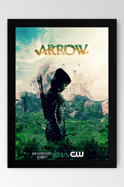 Saturn Pictură în rama Arrow - Pictură poster