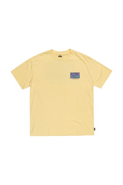 Quiksilver Take Us Back Bubble Ss Ανδρικό κίτρινο μπλουζάκι Eqyzt07652-16884