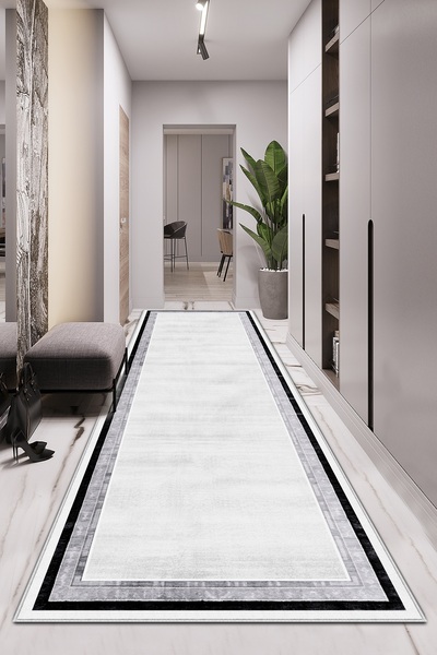 West Home Makinede yıkanabilir kaymaz taban leke tutmaz mutfak halısı salon h...